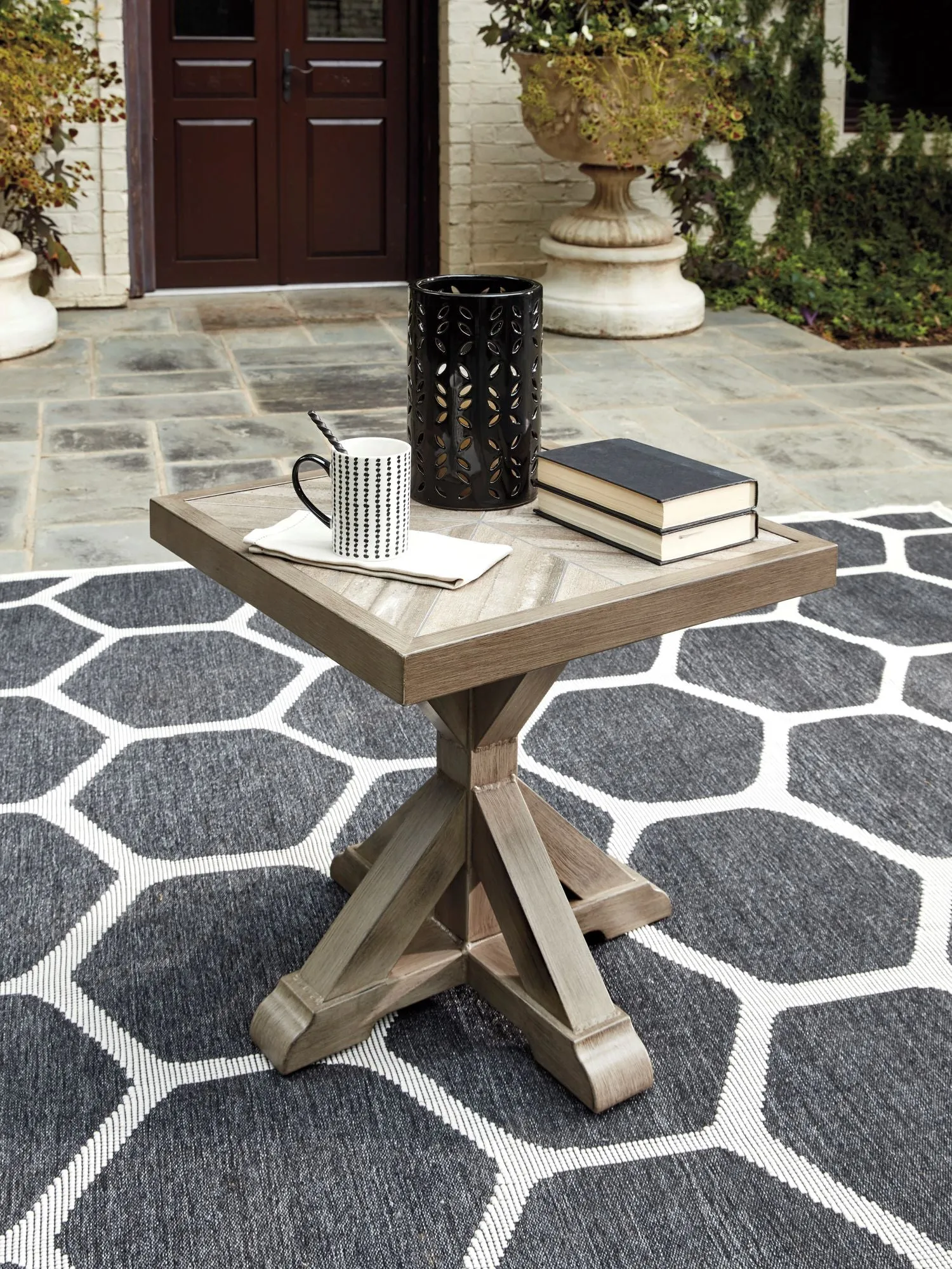 Beachcroft - Outdoor End Table - Brown