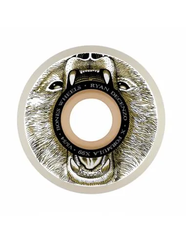 Bones Wheels Decenzo Bear Grills X-Formula 99A V5 Sidecut 54mm Natural