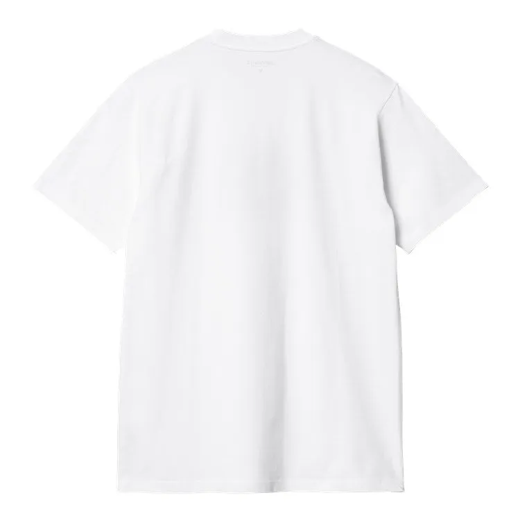 CARHARTT WIP CAMISETA BOTTLE CAP WHITE