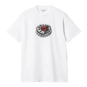 CARHARTT WIP CAMISETA BOTTLE CAP WHITE