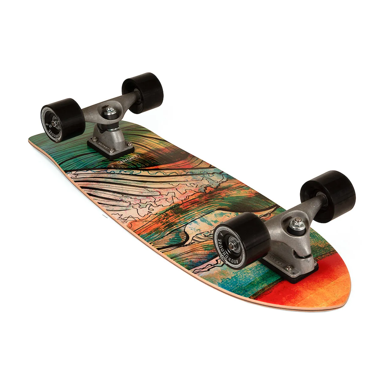 Carver Swallow 29.5" Surf Skate Complete - Trucks CX Raw