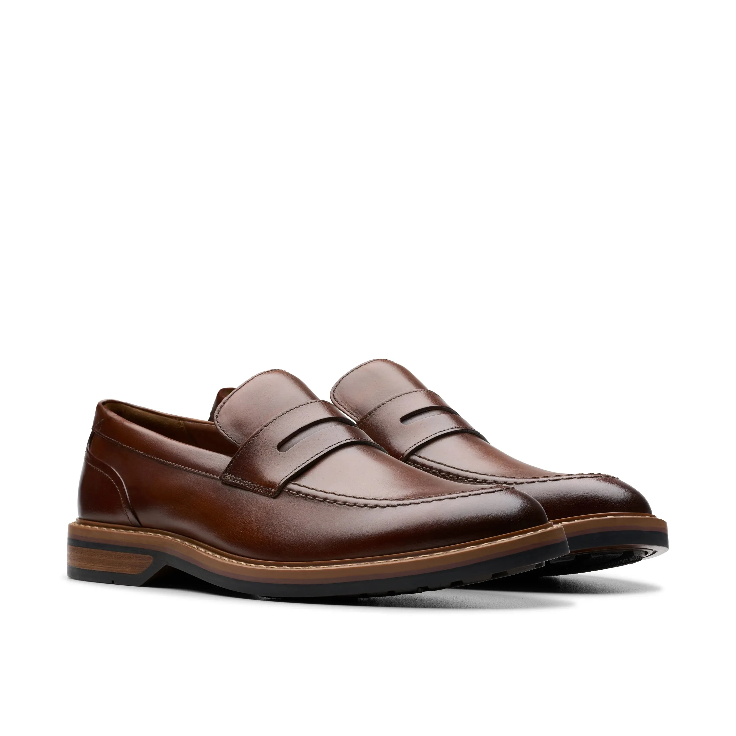 CLARKS | MOCASINES HOMBRE | ALDWIN STEP MID TAN LEATHER | BEIGE