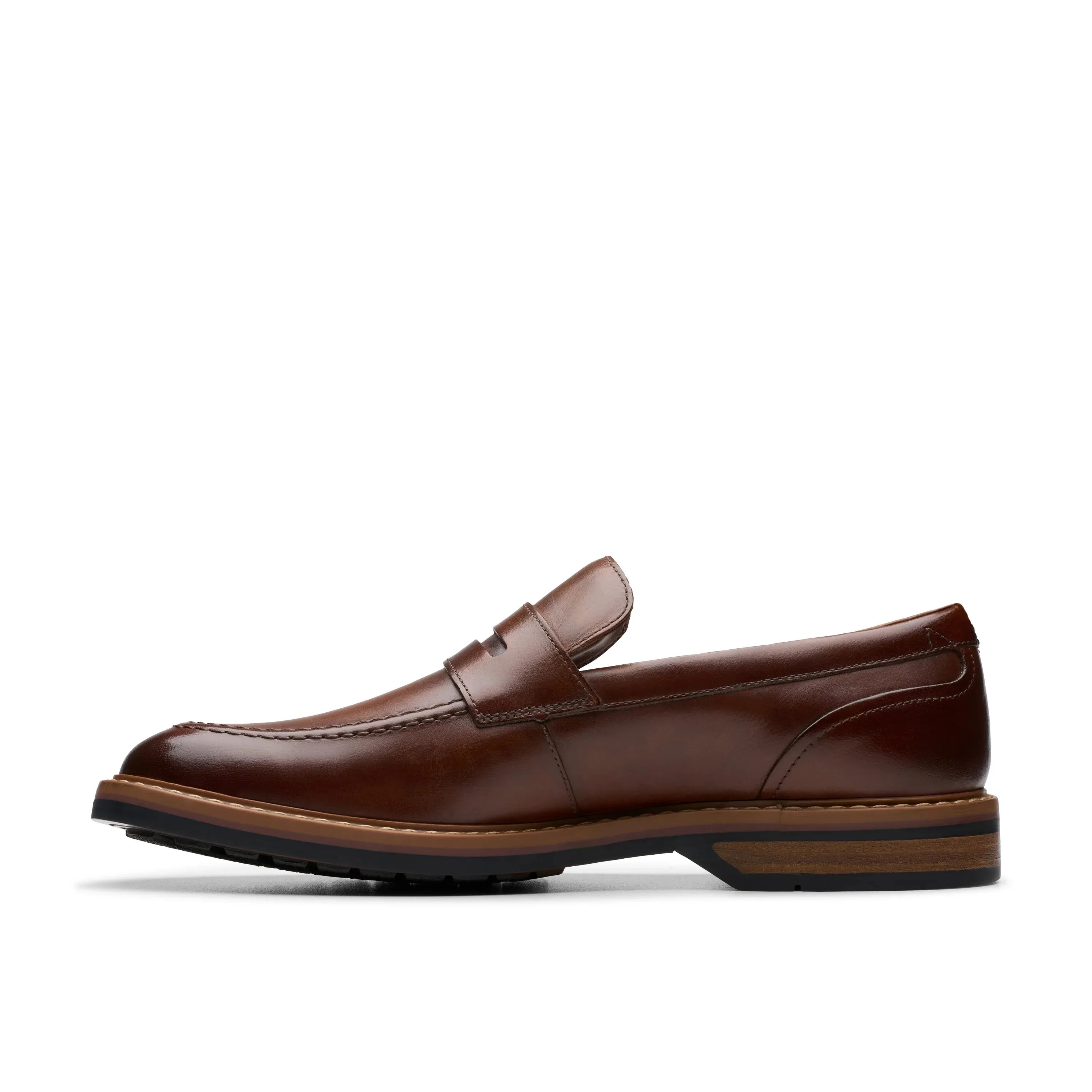 CLARKS | MOCASINES HOMBRE | ALDWIN STEP MID TAN LEATHER | BEIGE