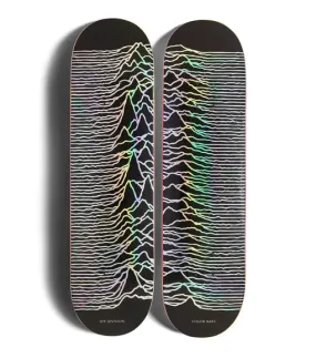 Color Bars Unknown Pleasure Deck Set Black   Holographic Foil