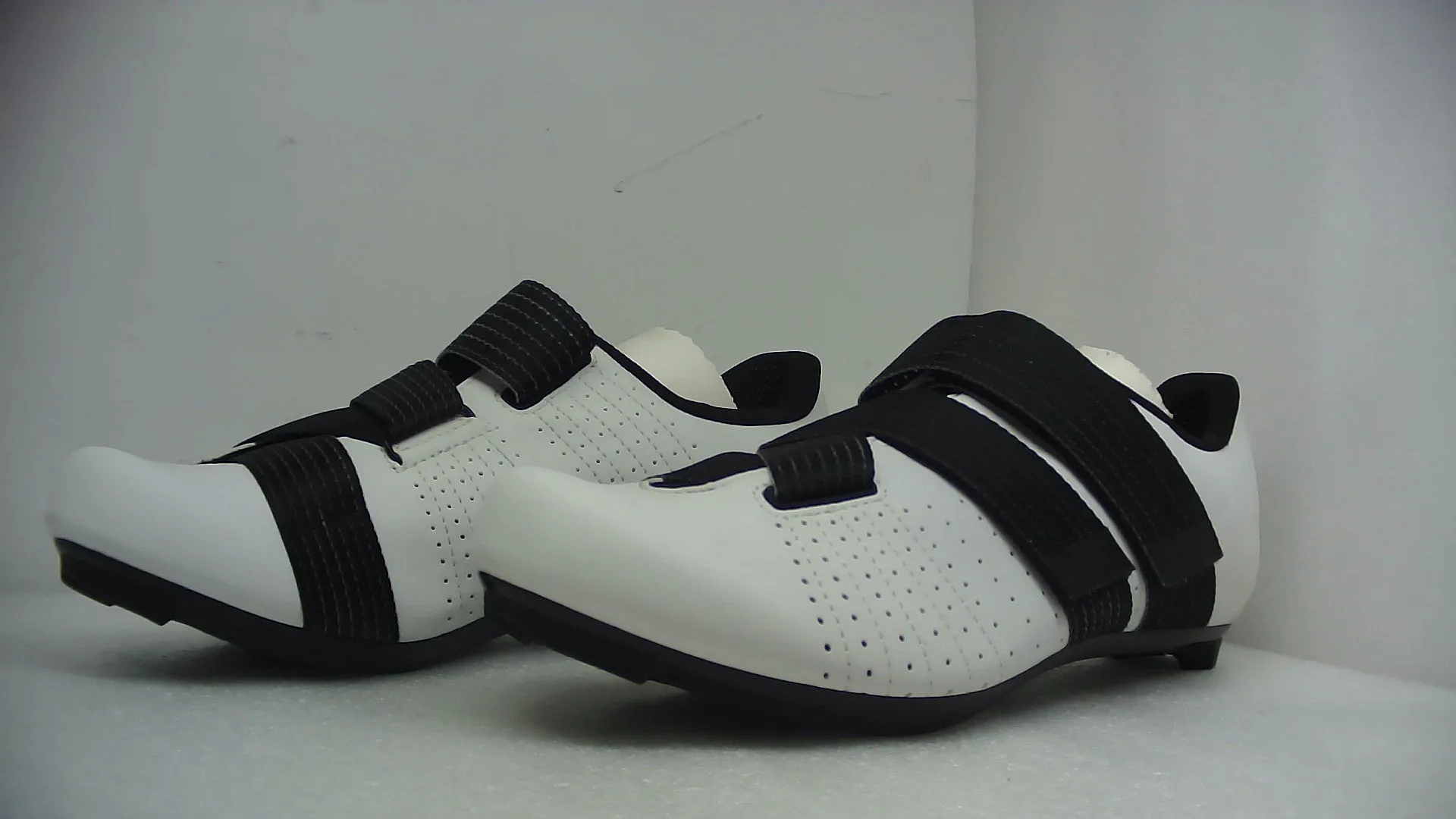 Fizik Tempo R5 Powerstrap Cycling Shoes White/Black 43.5 (Without Original Box)