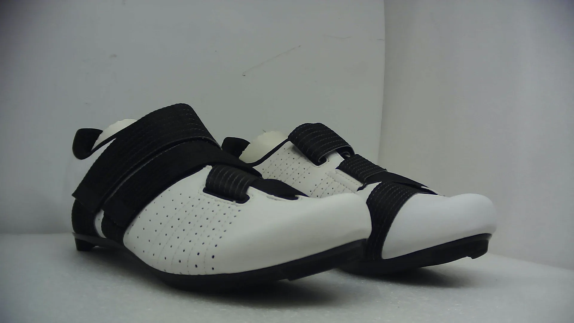 Fizik Tempo R5 Powerstrap Cycling Shoes White/Black 43.5 (Without Original Box)