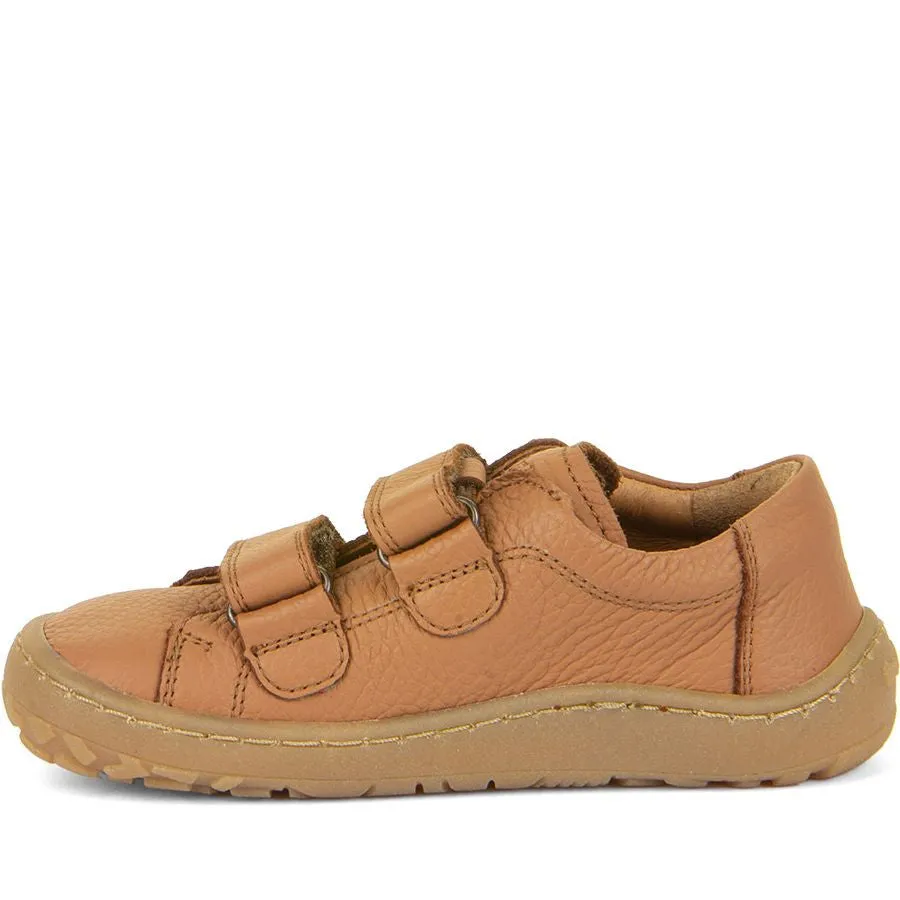 Froddo Barefoot Cuir Velcros Cognac