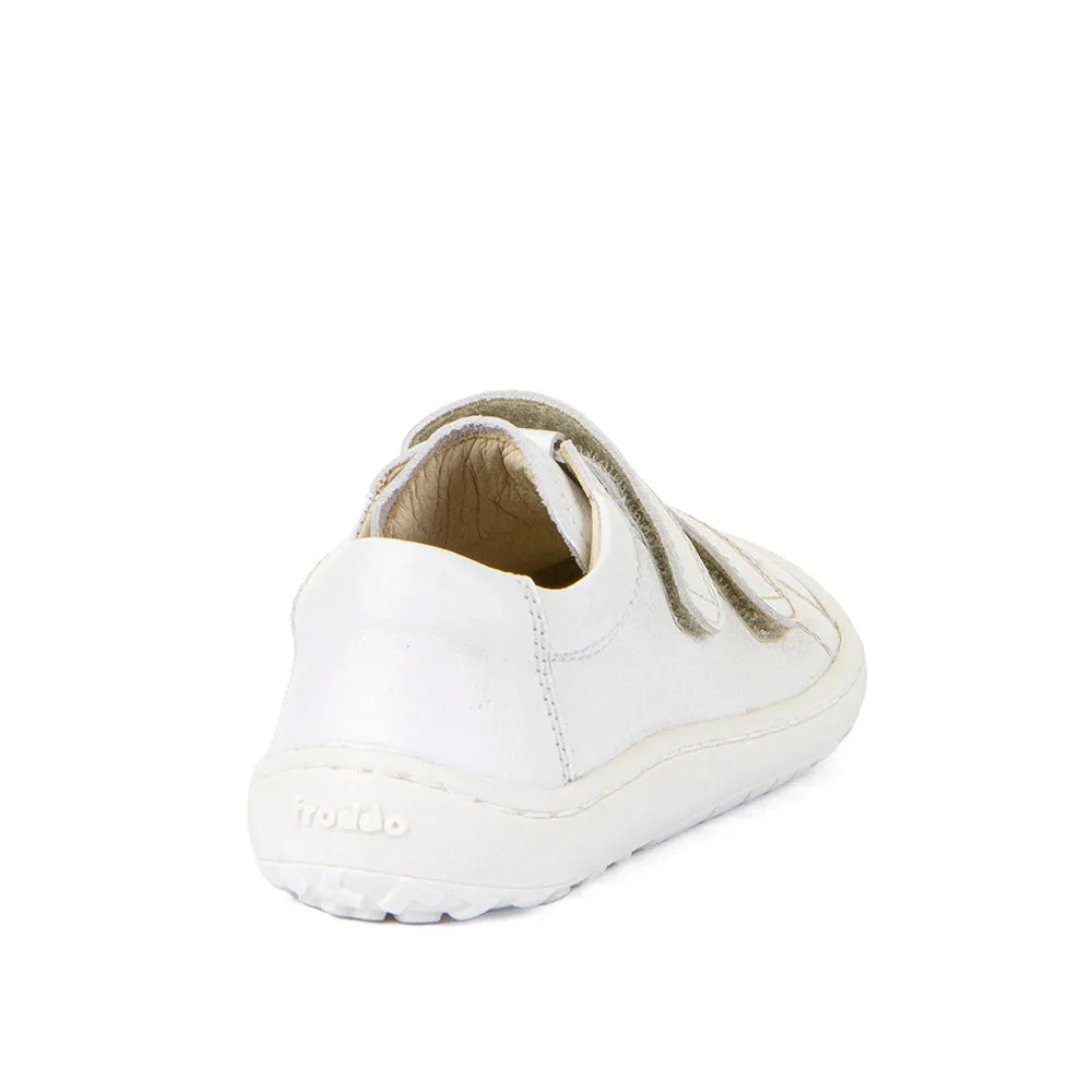 Froddo Barefoot Cuir Velcros White