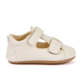 White Froddo Prewalkers Sandals - Toddler Summer Shoe for Boys and Girls