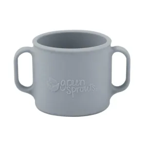 Green Sprouts Learning Cup Made From Silicone Grey