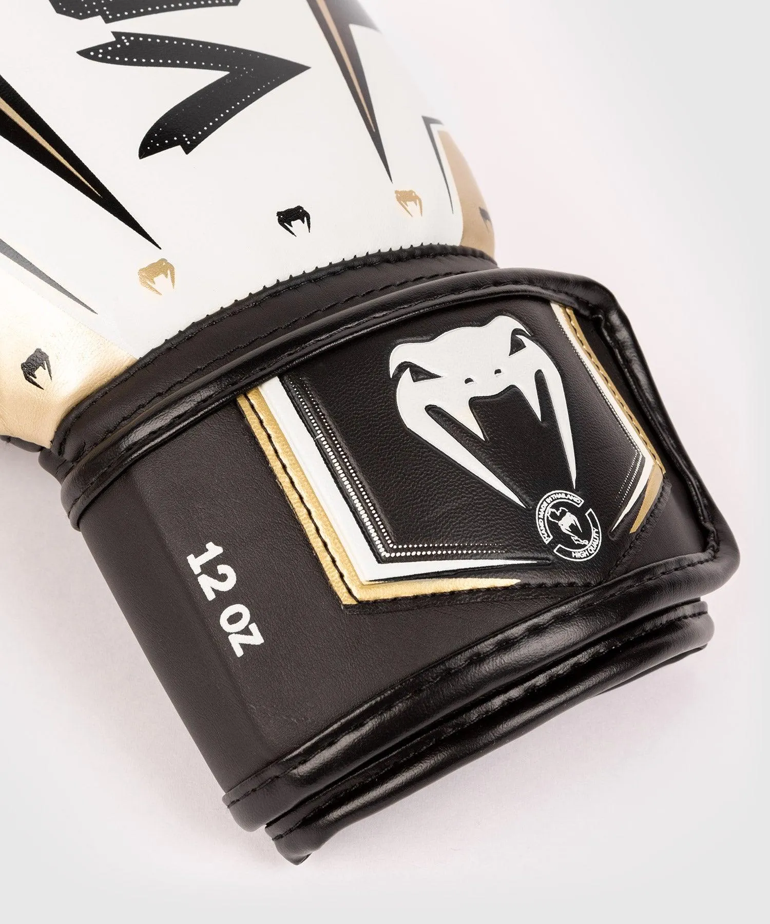 Guantes de boxeo Venum Elite Evo - Blanco/Dorado