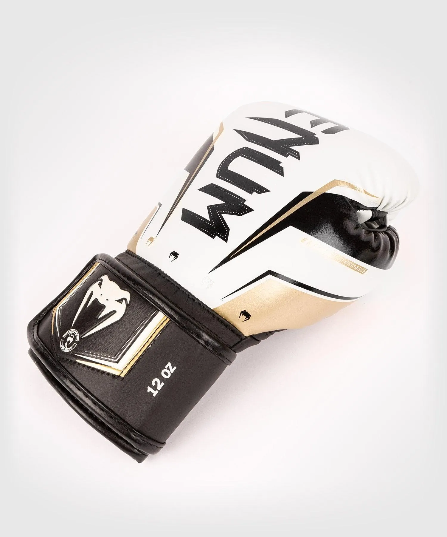 Guantes de boxeo Venum Elite Evo - Blanco/Dorado