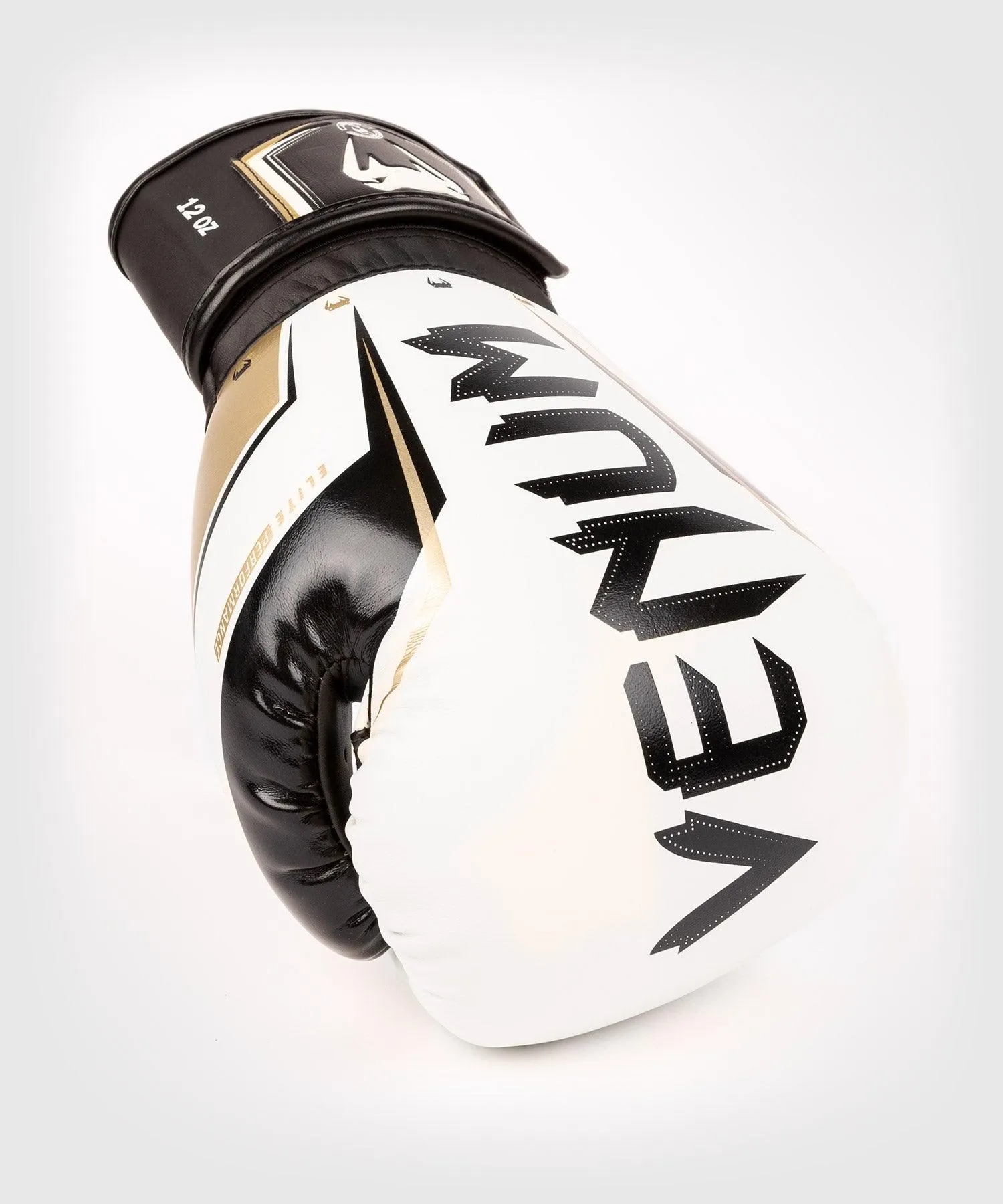 Guantes de boxeo Venum Elite Evo - Blanco/Dorado