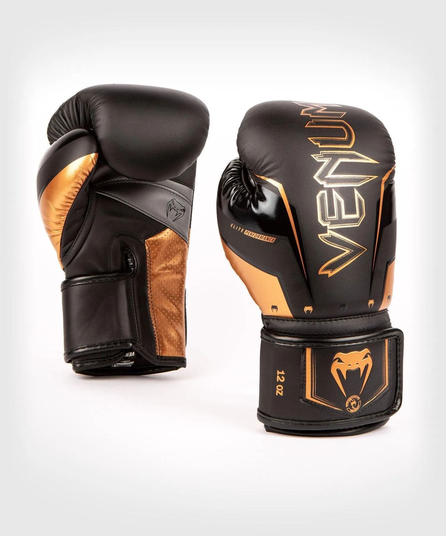 Guantes de boxeo Venum Elite Evo - Negro/Bronce