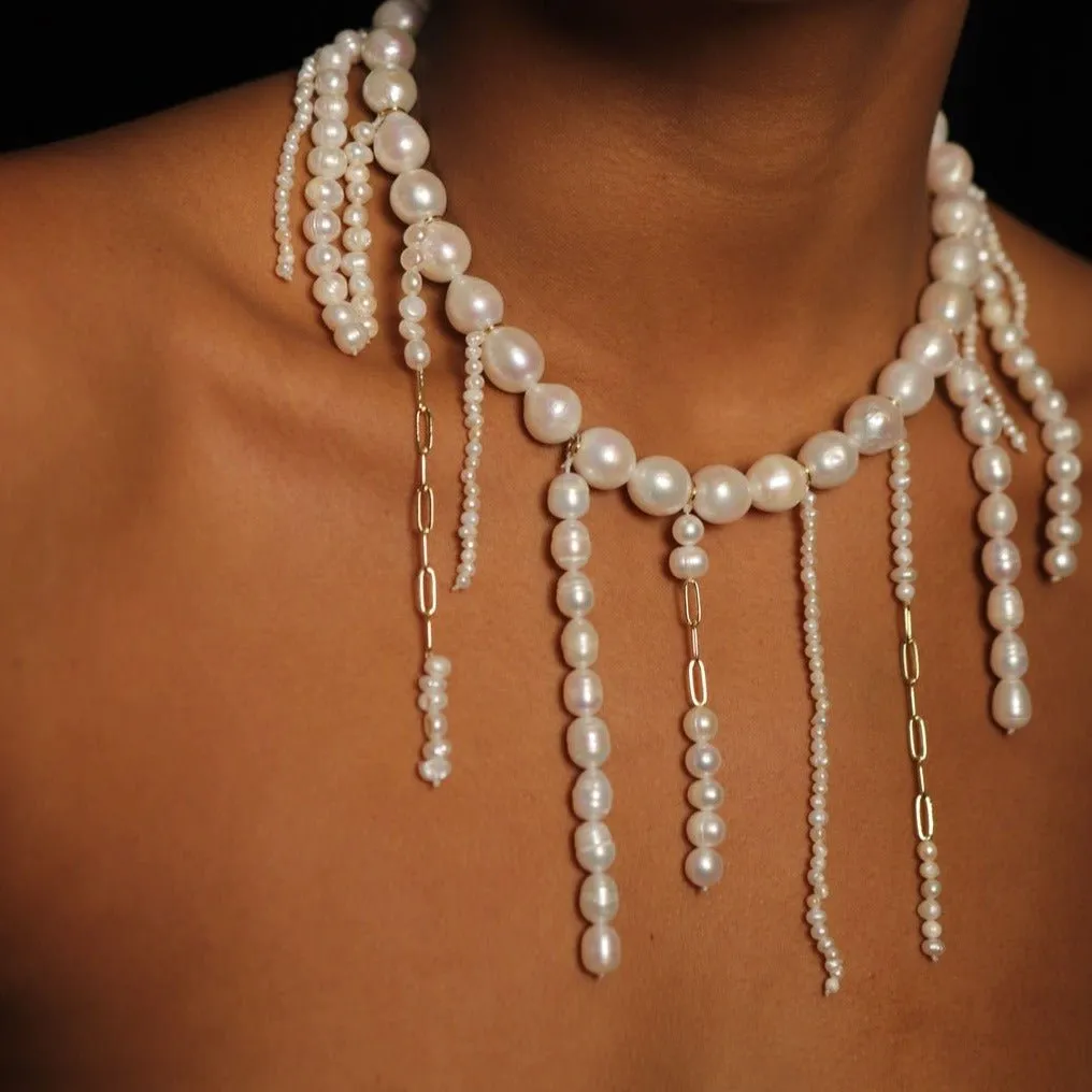 IMPERIAL PEARL ECLECTIC NECKLACE