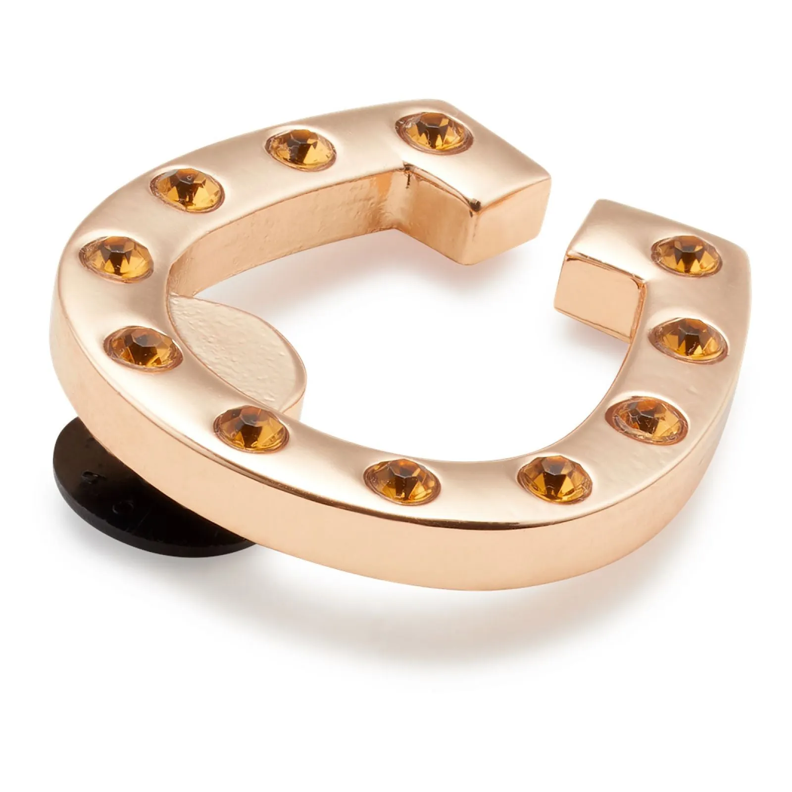 Jibbitz Unisex Gold Studded Horseshoe Joyería