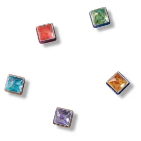 Jibbitz Unisex Triangle Gem 5 Pack Joyería