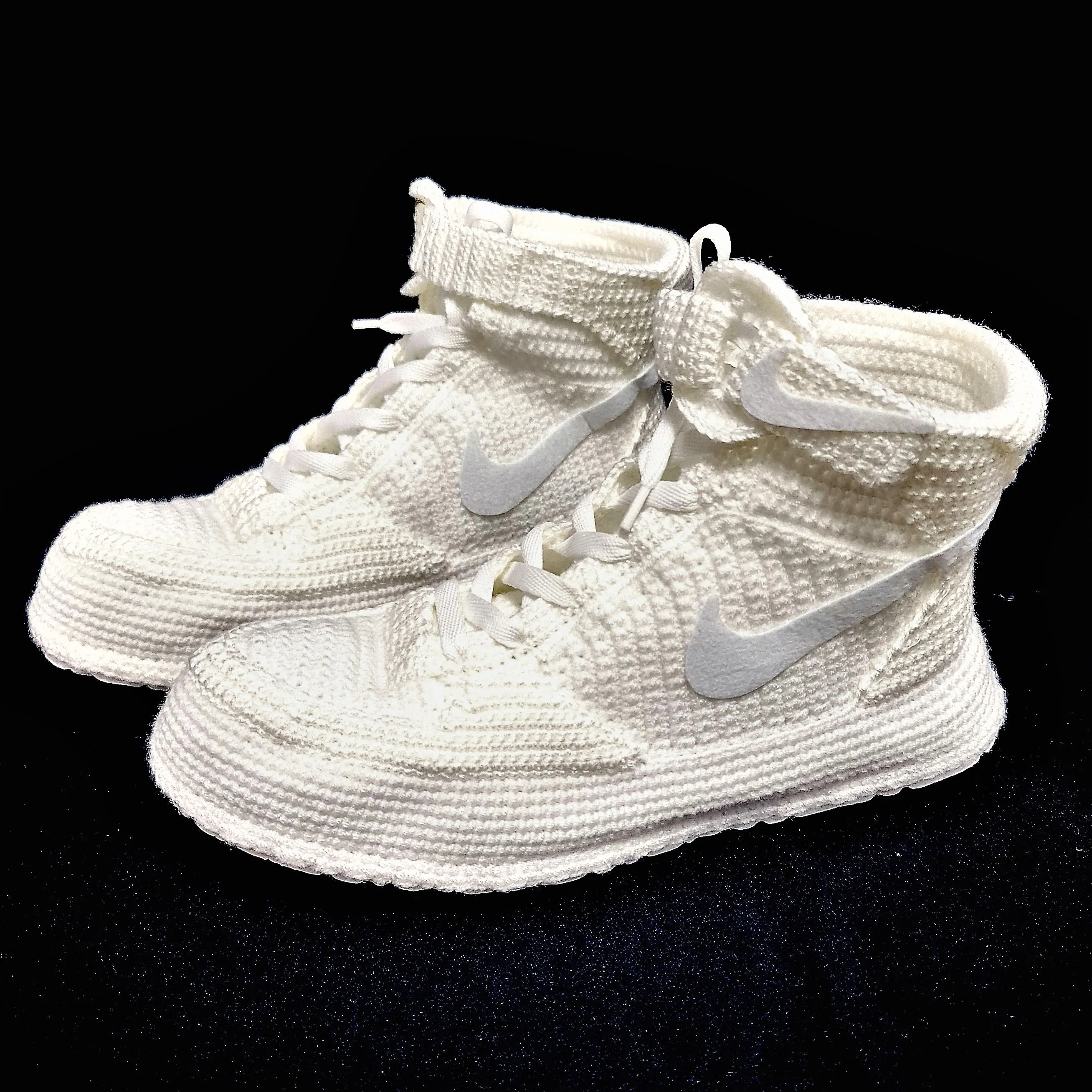 Jordan Force Sneakers Plush Slippers Custom Basketball Shoes Cute Warm All White Booties