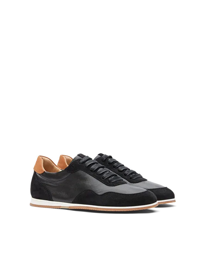 LOTTUSSE | SNEAKERS DE VESTIR MUJER | SNEAKERS MANCOR | NEGRO