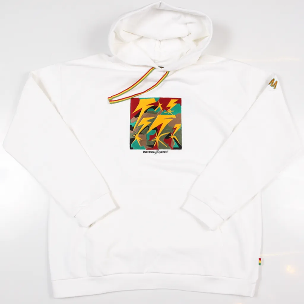 Moletom Element Bad Brains Brainstorm Hood Optic White