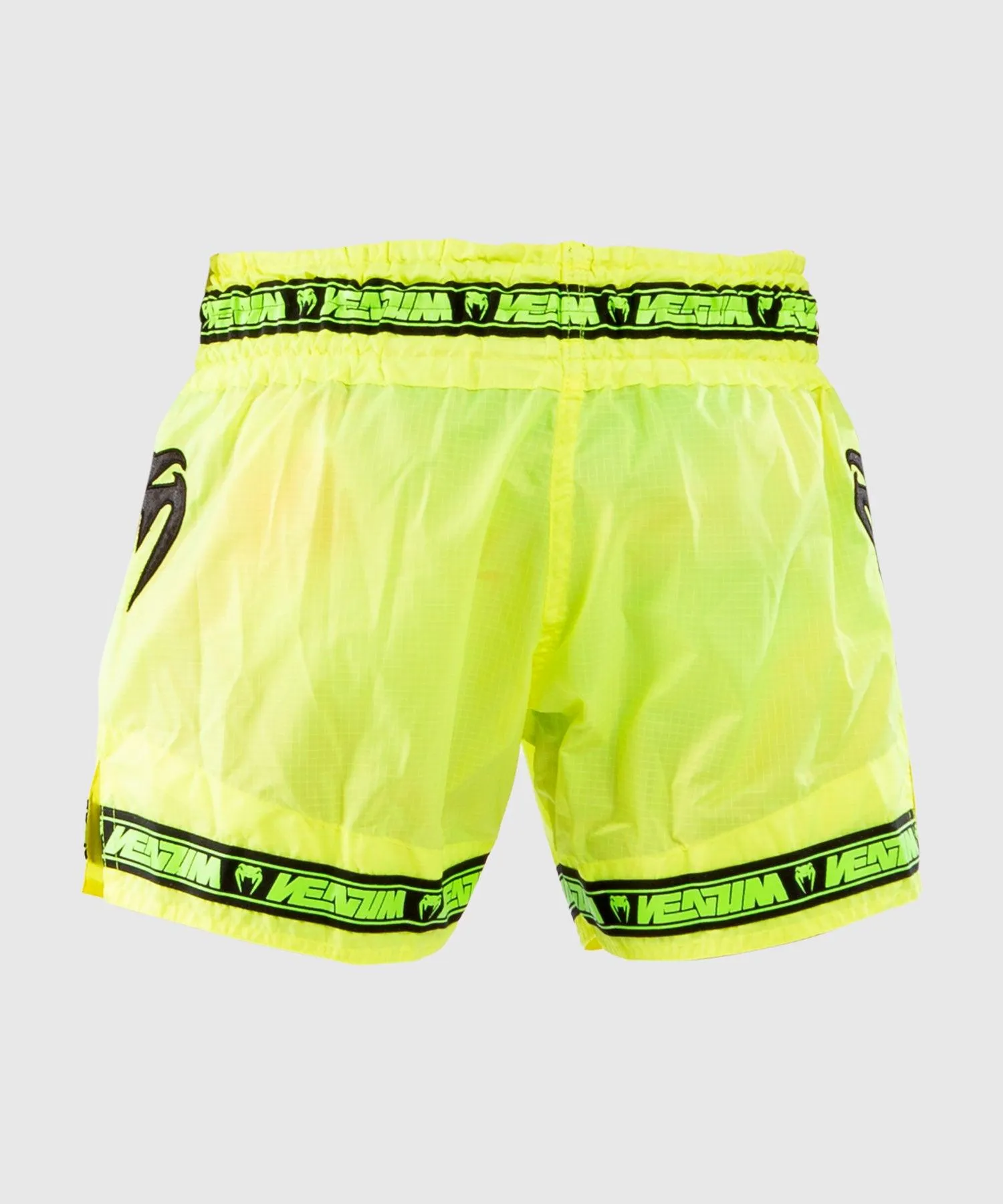 Pantalones cortos Venum Muay Thai Parachute - Amarillo neón