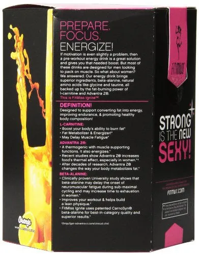 Pre-Workout y Energizante para la Mujer Fitmiss Ignite