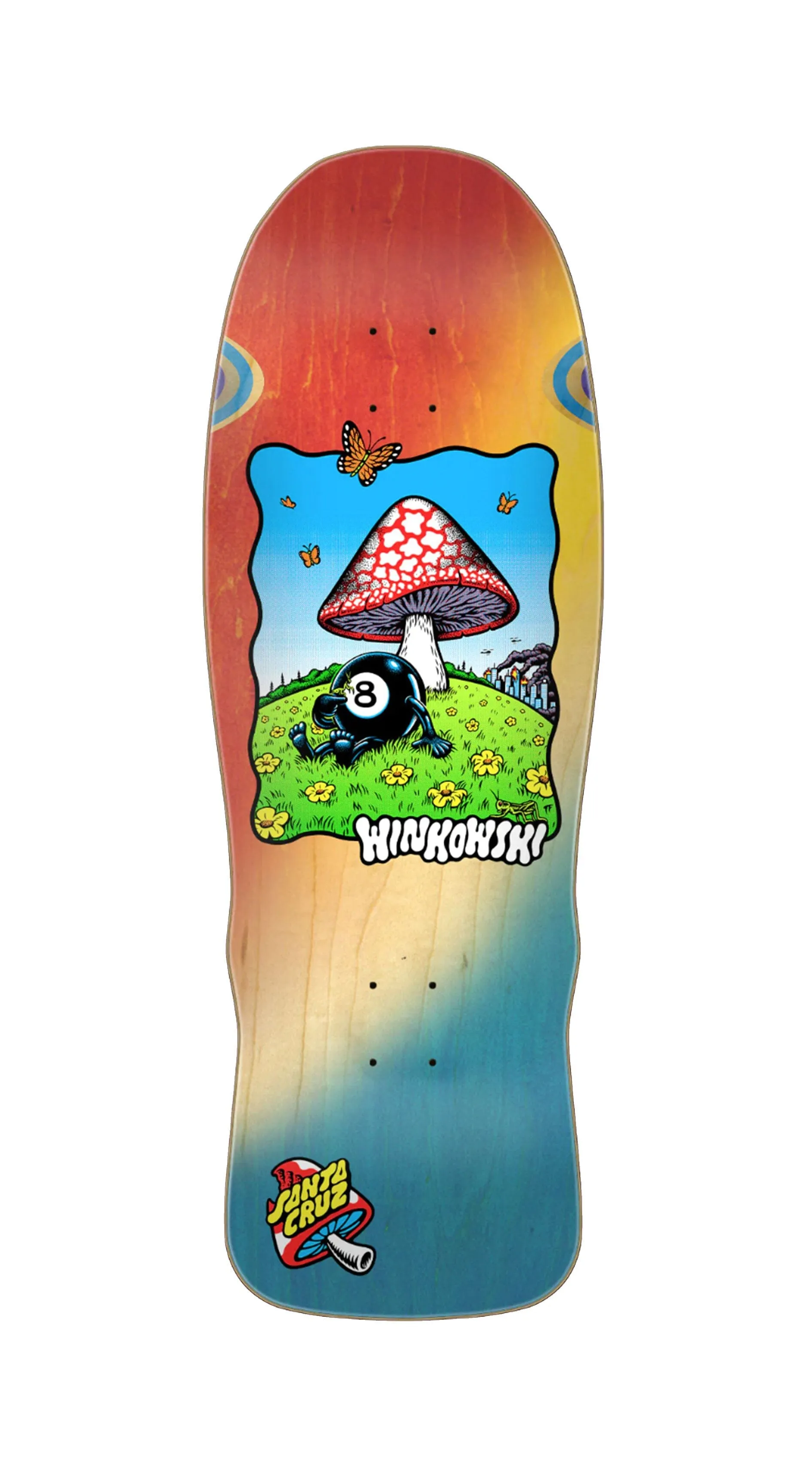 Santa Cruz Winkowski 8Baller Shaped 10.35 X 30.54 Skateboard Deck - Tabla Skate