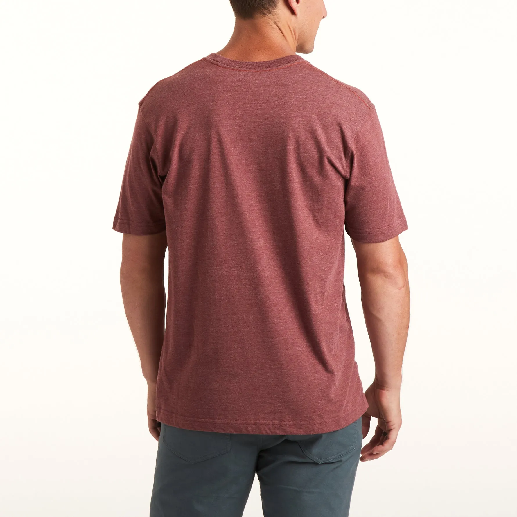 Select T - Fish Shaka: Burgandy Heather