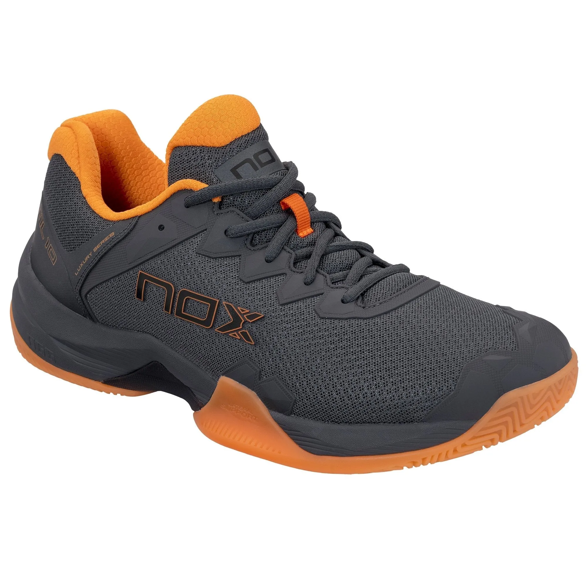 Zapatillas de Pádel Nox ML10 HEXA Carbón/Naranja vibrante