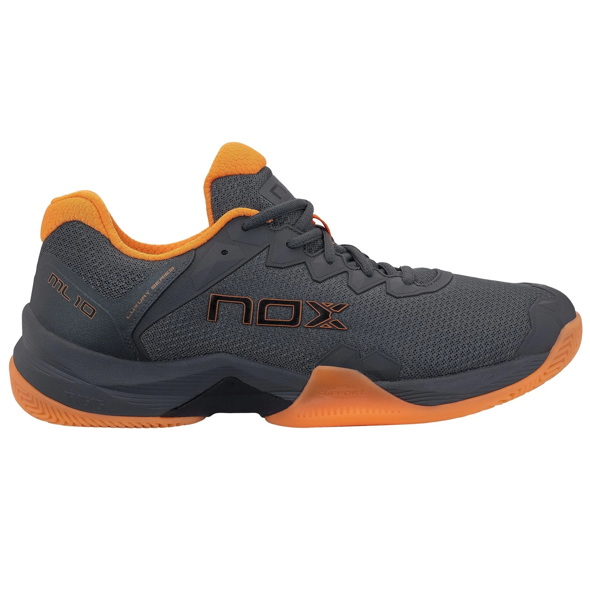 Zapatillas de Pádel Nox ML10 HEXA Carbón/Naranja vibrante