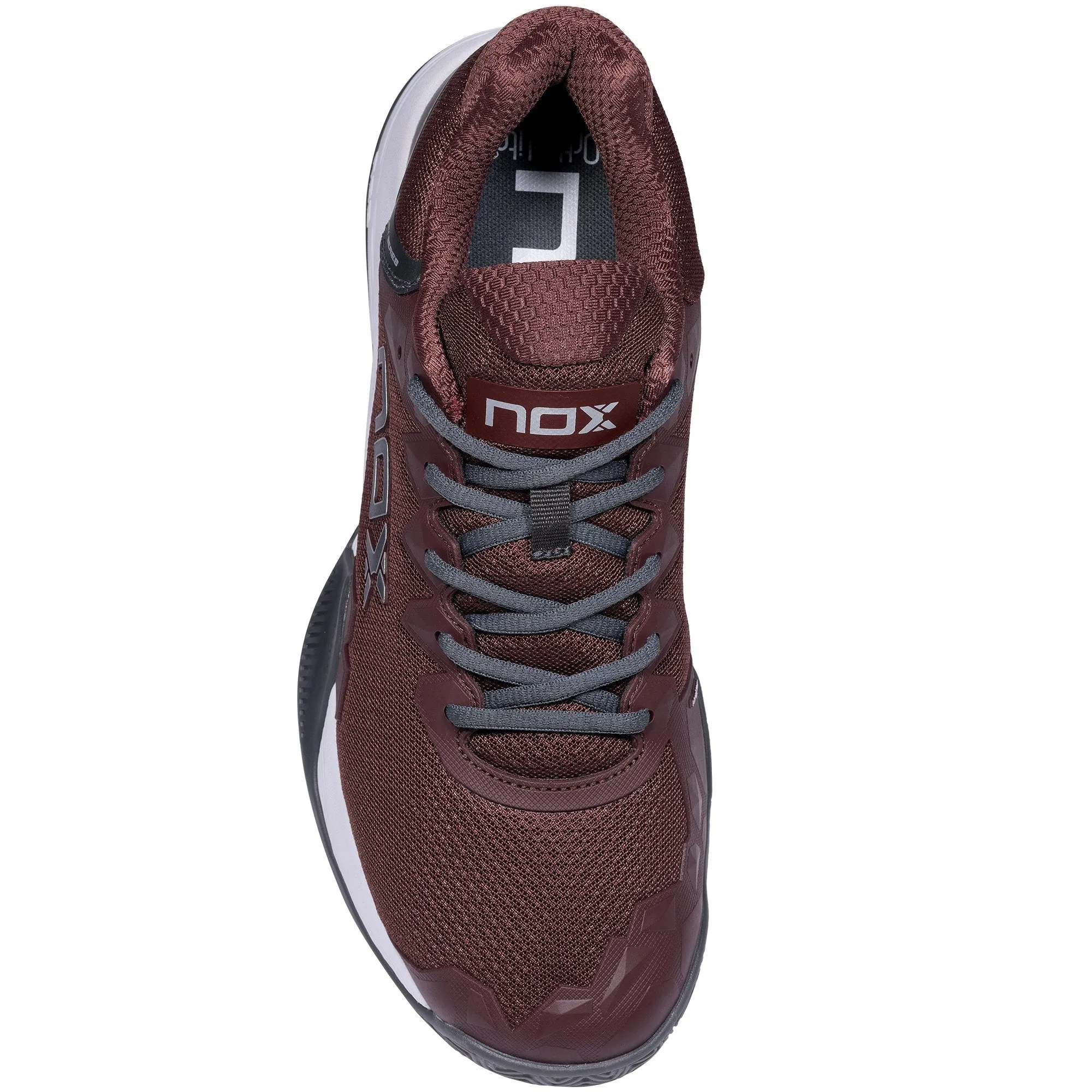 Zapatillas de Pádel Nox ML10 HEXA Granate/Gris plomo