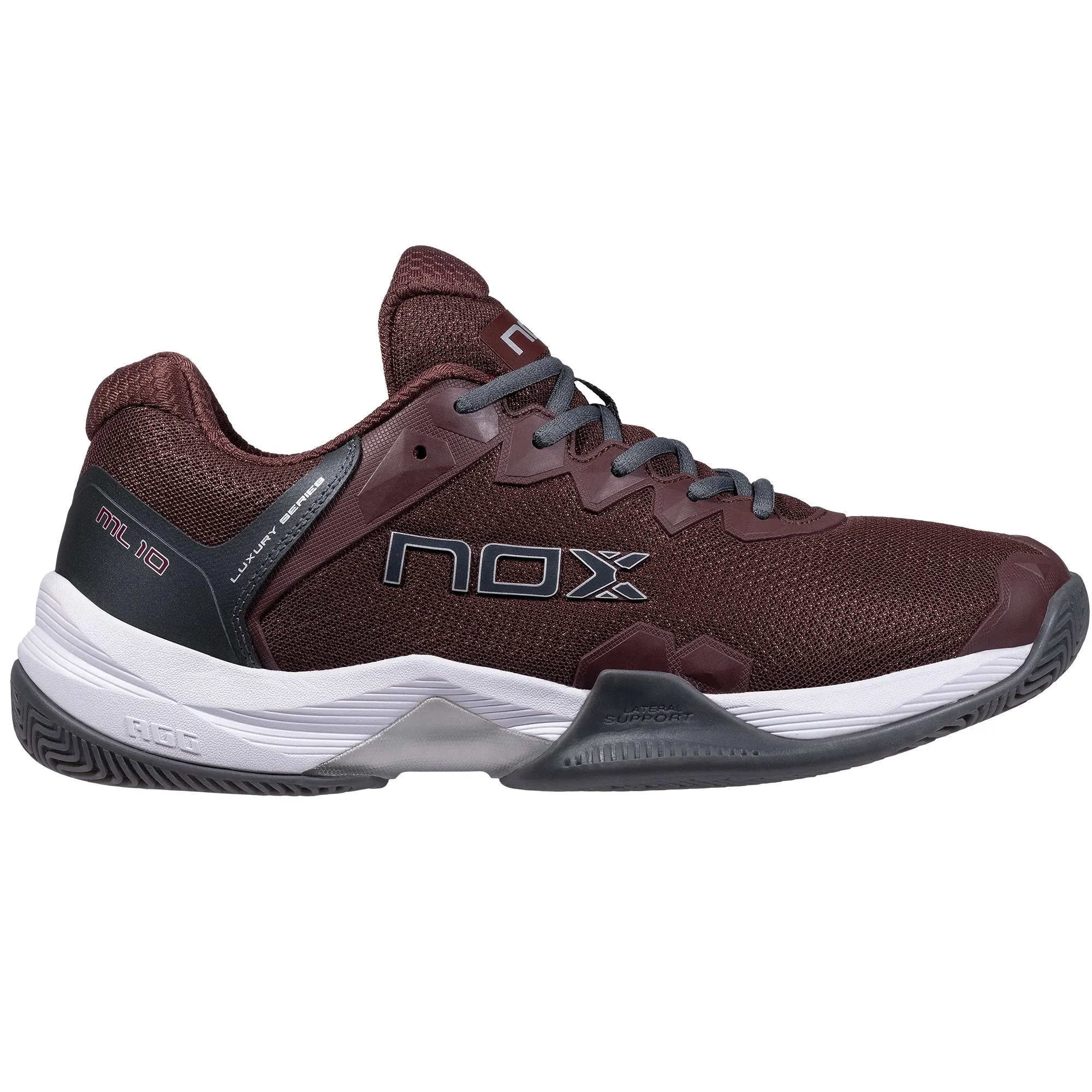 Zapatillas de Pádel Nox ML10 HEXA Granate/Gris plomo